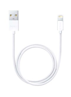 Buy 8-Pin Lightning To USB Data Sync Charging Cable White in Saudi Arabia
