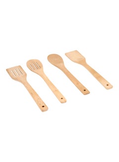 Buy 4-Piece Cooking Tool Set Beige 27cm in UAE