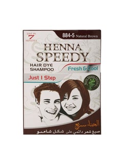 Buy Hair Dye Shampoo 884 - 5 Natural Brown 30ml in UAE