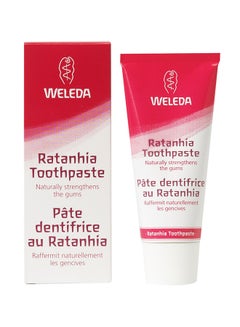 Buy Ratanhia Toothpaste Multicolour 75ml in UAE