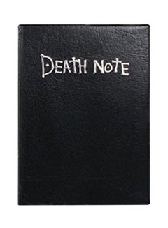 اشتري دفتر ملاحظات مسطر مكتوب عليه عبارة Death Note أسود في الامارات