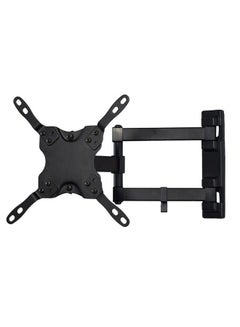 Buy Single Monitor Adjustable Wall Mount Black in UAE