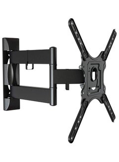 Buy Full Motion Wall Mount TV Bracket Black in Egypt