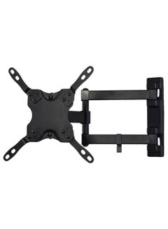 Buy Single Monitor Adjustable Wall Mount Black in UAE