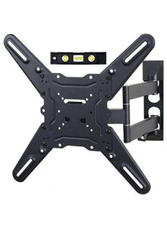 Buy Full Motion Swing Out Wall TV Mount Black in UAE