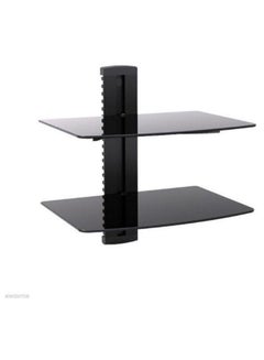 Buy 2-Layer Shelf Wall Mount For Below 32 Inch Black in UAE