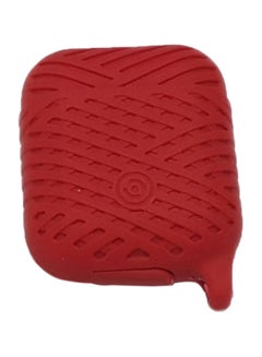 Buy Protective Case Cover For AirPods Red in Saudi Arabia