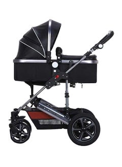 Buy Shock-Resistant Folding Aluminum Alloy Frame Baby Stroller in UAE