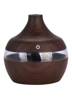 Buy Creative Wood Grain Air Corded Humidifier 2W Brown in UAE