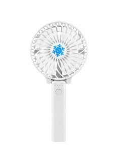 اشتري Rechargeable Handheld Desktop Fan 1W DQ45105 أبيض في الامارات