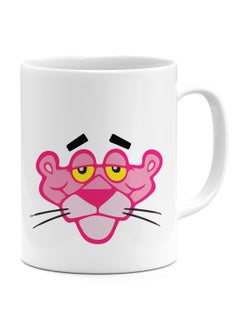 Buy Ceramic Coffee Mug Cute Pink Panther Face in UAE
