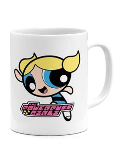 Buy Ceramic Coffee Mug Power Puff Girls Blue in UAE