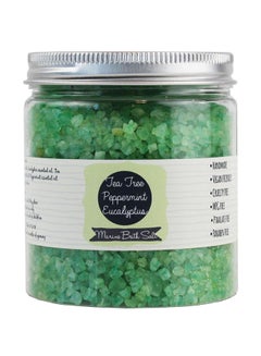 Buy Tea Tree Peppermint Marine Bath Salt Green 225g in UAE