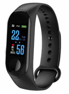 Buy M3 Band Big Touch Screen Heart Rate Fitness Tracker Black in UAE