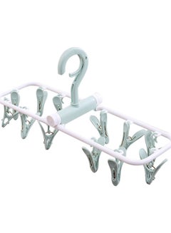 Buy 12-Piece Folding Hanger Set Multicolour - Assorted 200grams in UAE