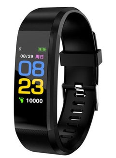 Buy 115 Plus Sport Heart Rate Activity Monitor Fitness Tracker Black in UAE