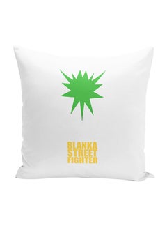 Buy Blanka Street Fighter Throw Pillow With Stuffing polyester White 16x16inch in UAE