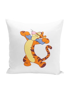 Buy Pooh Tigger Friends Throw Pillow With Stuffing Multicolour 16x16inch in UAE