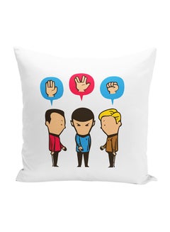 اشتري Funny Star Trek Throw Pillow With Stuffing متعدد الألوان 16x16 بوصة في الامارات