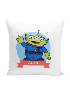 Buy Alien Toy Story Character Decorative Throw Pillow White 16 x 16inch in UAE