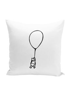 اشتري Cute Minimal Throw Pillow With Stuffing بوليستر أبيض 16x16 بوصة في الامارات