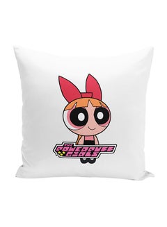اشتري Pink Cute Power Puff Girl Throw Pillow With Stuffing بوليستر متعدد الألوان 16x16 بوصة في الامارات