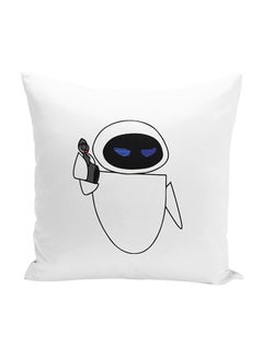 اشتري Gobal Warming Wall E Throw Pillow With Stuffing بوليستر أبيض 16x16 بوصة في الامارات