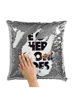 Buy Quote How To Train Your Dragon Sequin Throw Pillow With Stuffing Multicolour 16x16inch in Saudi Arabia