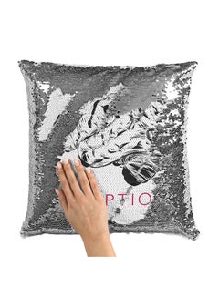 Buy Movie Art Poster Inception Sequin Throw Pillow With Stuffing Multicolour 16x16inch in Saudi Arabia