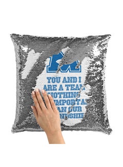 اشتري Quote Movie Monsters Inc Sequin Throw Pillow With Stuffing متعدد الألوان 16x16 بوصة في الامارات