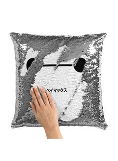 Buy Red Japanese Cartoon Kavai Sequin Throw Pillow With Stuffing Multicolour 16x16inch in Saudi Arabia