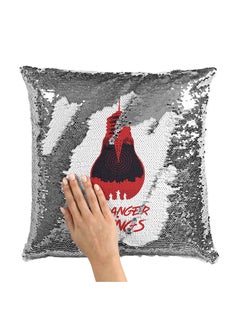 اشتري Stranger Things Item Sequin Throw Pillow With Stuffing متعدد الألوان 16x16 بوصة في الامارات