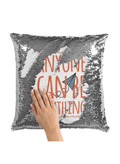 اشتري Zootopia Quote Anything Sequin Throw Pillow With Stuffing متعدد الألوان 16x16 بوصة في الامارات