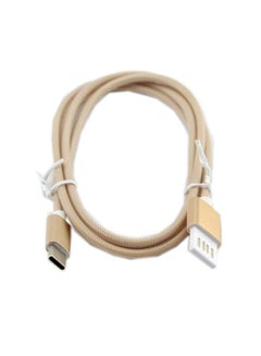 Buy Type C To USB Cable Gold/White/Black in UAE
