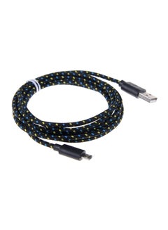 Buy Micro USB Charging Cable Black/Yellow/Blue in UAE