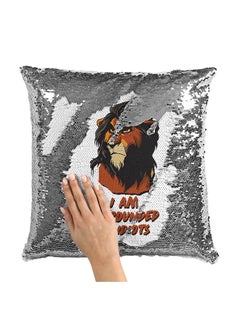 اشتري Mufasa Lion King Sequin Throw Pillow With Stuffing متعدد الألوان 16x16 بوصة في الامارات