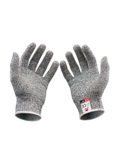 Buy Wire Safety Gloves Grey 23x9.5centimeter in Saudi Arabia