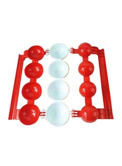 Buy Plastic Meatballs Mould Maker Red/White in Egypt