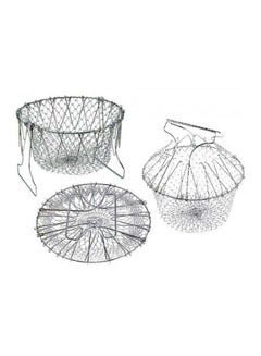 Buy 12-In-1 Chef Basket Silver in UAE