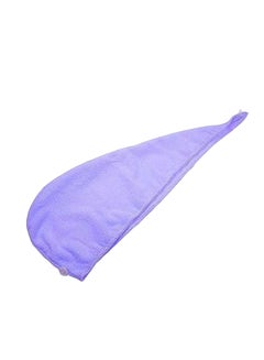 Buy Hair Drying Towel Purple 22x66centimeter in Egypt