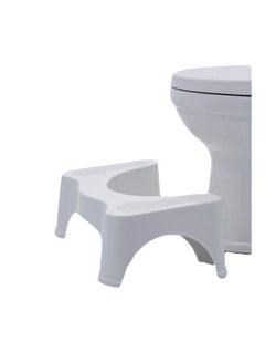Buy Toilet Foot Stool White 9inch in UAE