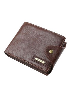 Buy Leather Bifold Wallet Brown in Saudi Arabia