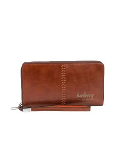 Buy Leather Wallet Brown in Saudi Arabia