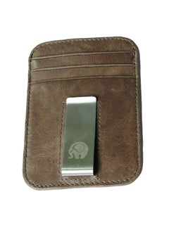 Buy RFID Blocking Leather Credit Card Wallet QB44-3 Coffee in UAE