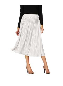 اشتري High Waist Elasticated Midi Skirt في الامارات