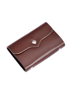 Buy Leather Wallet Brown in Saudi Arabia