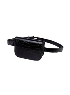 Buy Waist Belt Bag Black in Saudi Arabia