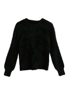 Buy Long Sleeves Pullover Black in UAE
