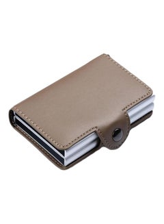 Buy Anti Theft And Automatic Smart Card Holder Grey in Saudi Arabia