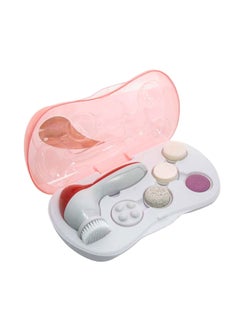 Buy 6-In-1 Electric Face Massager White/Red in UAE